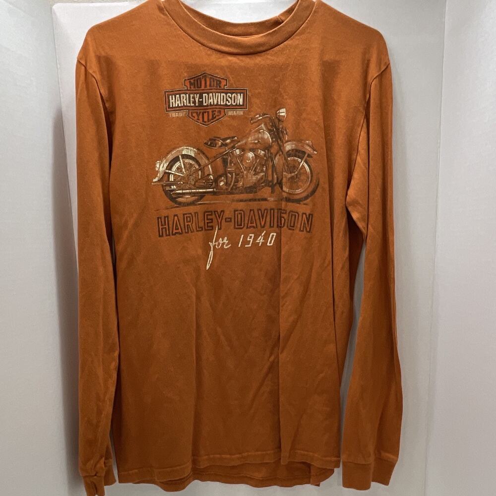 Harley Davidson, Long Sleeve Shirt, Men’s Size Medium Caliente, Harley, Davidson